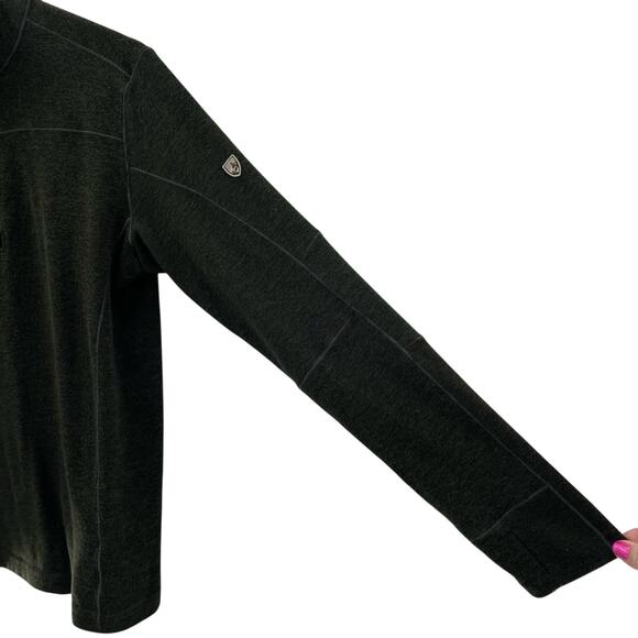 Kuhl Men’s Quarter Zip Long Sleeve Forrest Green Shirt Size Medium Gorpcore - Picture 3 of 7